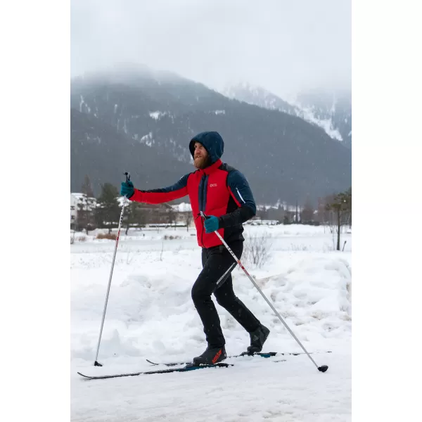  Pánske zateplené softshellové nohavice NORDBLANC SETOF NBWPM7987 ČIERNA 