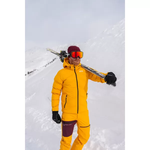  Pánska zimná bunda NORDBLANC BRILLIANCY NBWJM7926 žltá 