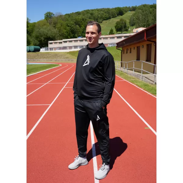  Unisex prémiové funkčné tepláky ALTISPORT VOJ/ALM013TEP01 ČIERNA 