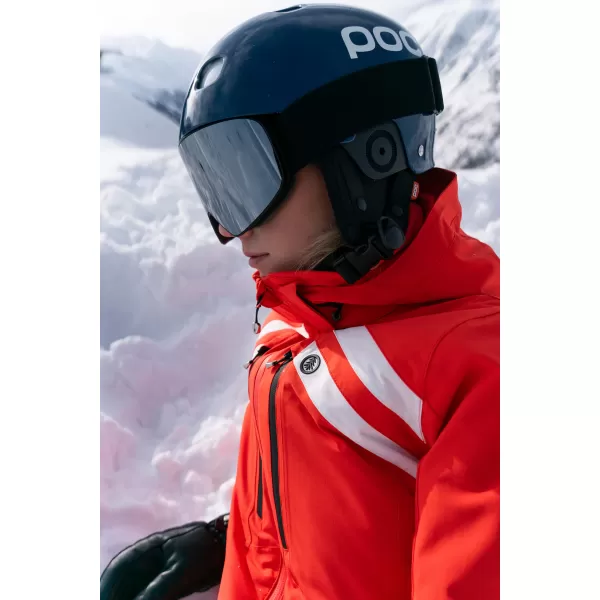  Dámska lyžiarska bunda NORDBLANC CREVASSE NBWJL7932 ORANŽOVÝ ATRAMENT 
