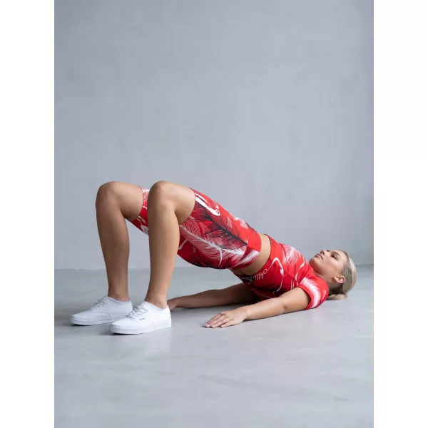  Dámske legíny nad kolená premium ALTISPORT VOJ/ALW001LEG02 červená 