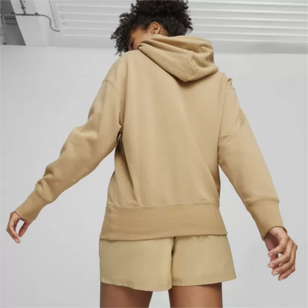  Dámska mikina PUMA BETTER RELAXED HOODIE 624227-83 BÉŽOVÁ 