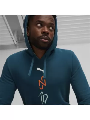 Pánska mikina PUMA NJR CREATIVITY LOGO HOODY 658955-13 MODRÁ