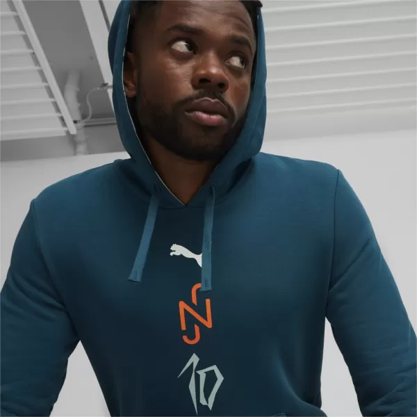  Pánska mikina PUMA NJR CREATIVITY LOGO HOODY 658955-13 MODRÁ 