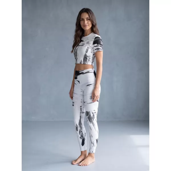  Dámske dlhé legíny premium ALTISPORT VOJ/ALW010LEG01 biela 