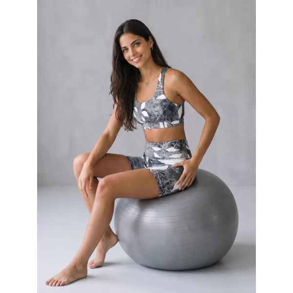  Dámske krátke legíny premium ALTISPORT VOJ/ALW020LEG03 ČIERNOBIELA 