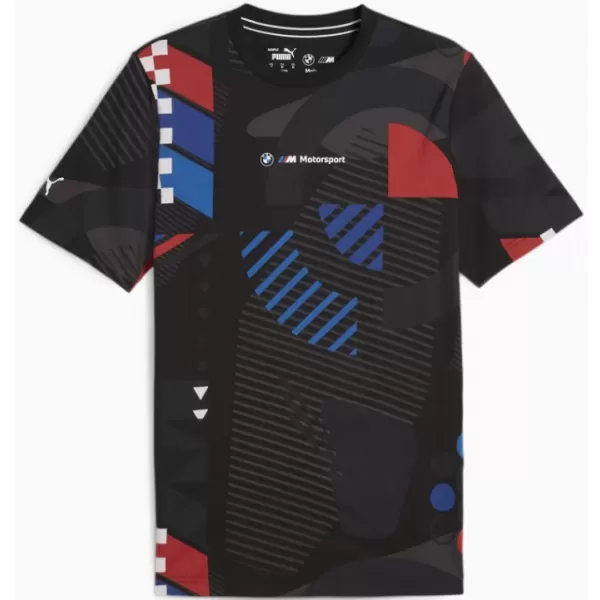  Pánske tričko PUMA BMW MMS AOP TEE 624153-01 BLACK 