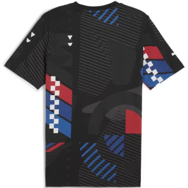  Pánske tričko PUMA BMW MMS AOP TEE 624153-01 BLACK 