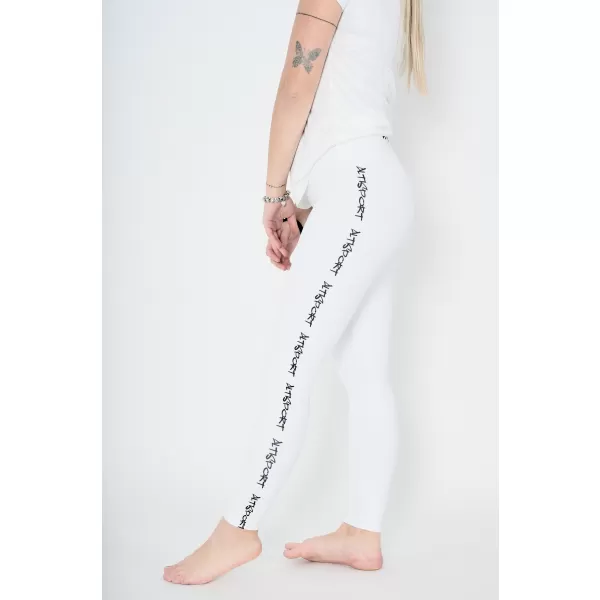  Dámske dlhé legíny premium ALTISPORT VOJ/ALW021LEG01 biela 