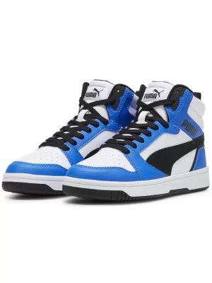 Detské topánky PUMA REBOUND V6 MID JR 393831-06 WHITE