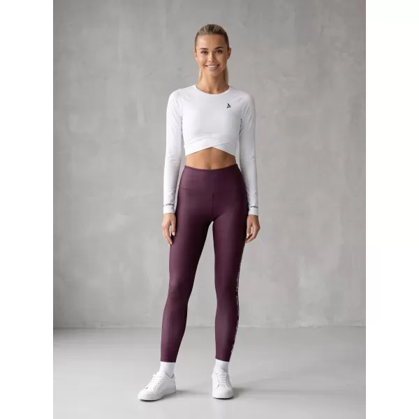  Dámske dlhé legíny premium ALTISPORT VOJ/ALW021LEG01 fialová 