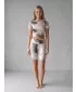 Dámske legíny nad kolená premium ALTISPORT VOJ/ALW001LEG02 hnedá