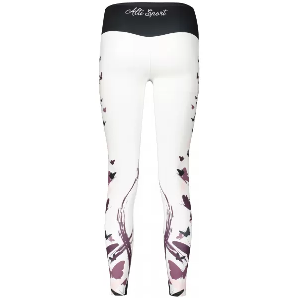  Dámske dlhé legíny premium ALTISPORT VOJ/ALW022LEG01 biela 