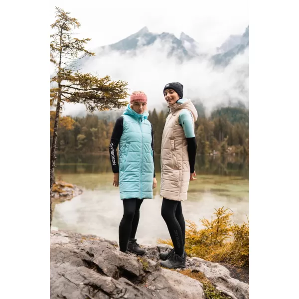  Dámska zimná vesta NORDBLANC SWEET NBWJL7946 SVETLO modrá 