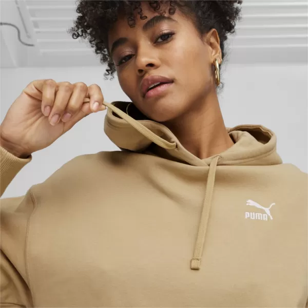  Dámska mikina PUMA BETTER RELAXED HOODIE 624227-83 BÉŽOVÁ 