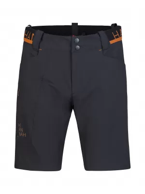 Pánske kraťasy HANNAH NAIRI II ANTHRACITE/ORANGE