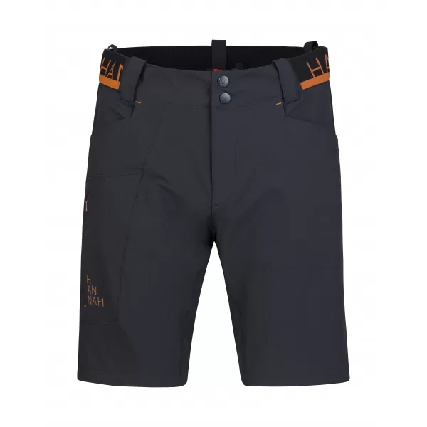  Pánske kraťasy HANNAH NAIRI II ANTHRACITE/ORANGE 