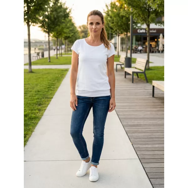  Dámske tričko ALTISPORT NoPrint NP/ALW021 biela 