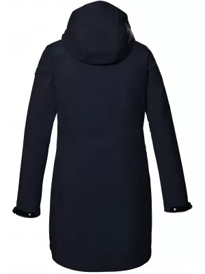 Dámska softshellová parka KILLTEC KOS 41 41281-814 TMAVO modrá