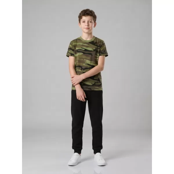  Detské tričko ALTISPORT NoPrint NP/ALK941 CAMOUFLAGE GREEN 