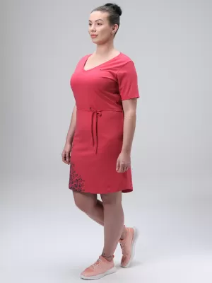Dámske šaty LOAP AURORA CLW2437 TMAVO ružová