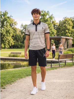 Pánske funkčné kraťasy premium ALTISPORT VOJ/ALM021KRA01 čierna