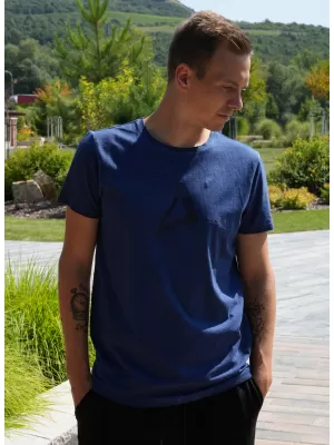 Pánske tričko ALTISPORT CADMAN TMAVO modrá