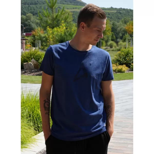  Pánske tričko ALTISPORT CADMAN TMAVO modrá 