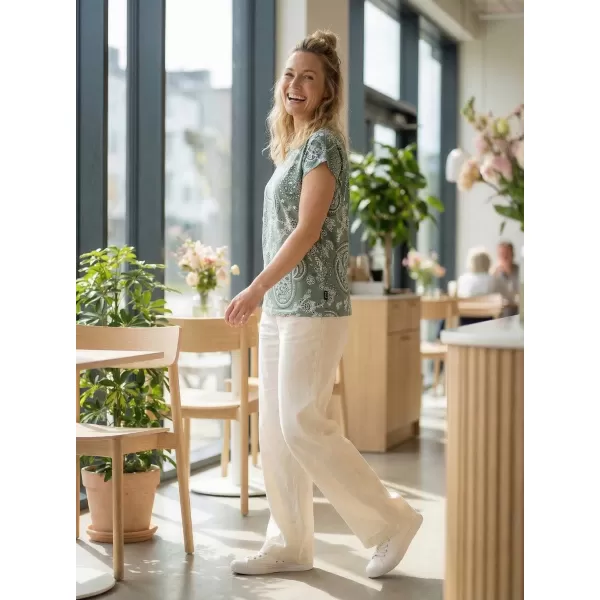  Dámske tričko SAM 73 MARGARITA WT 903 ZELENOŠEDÁ 