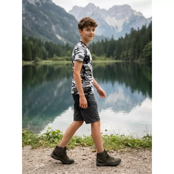  Detské tričko ALTISPORT NoPrint NP/ALK941 CAMOUFLAGE GRAY 