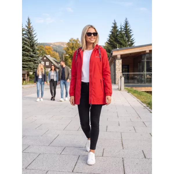  Dámska bunda ALTISPORT CHELSIE červená 