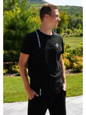 Pánske tričko KIXMI SIMEON čierna
