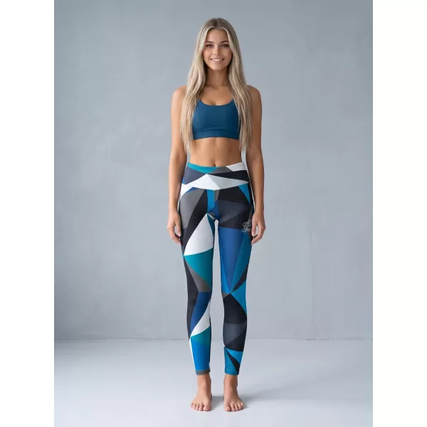  Dámske dlhé legíny premium ALTISPORT VOJ/ALW007LEG01 PETROLEJOVÁ 