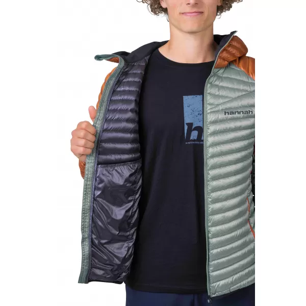  Pánska bunda HANNAH MIO HOODY RUST/LILY PAD 