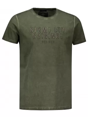 Pánske tričko KIXMI SALEM KHAKI