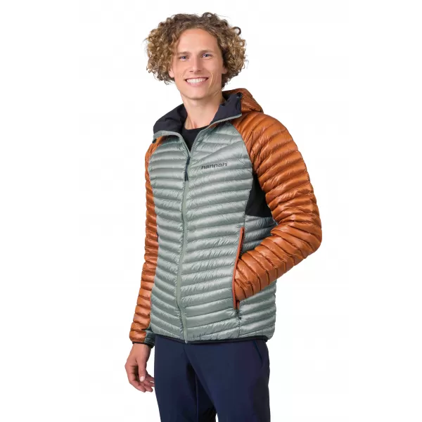  Pánska bunda HANNAH MIO HOODY RUST/LILY PAD 