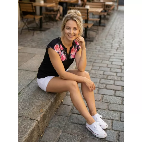  Dámske tričko ALTISPORT CLARA čierna 