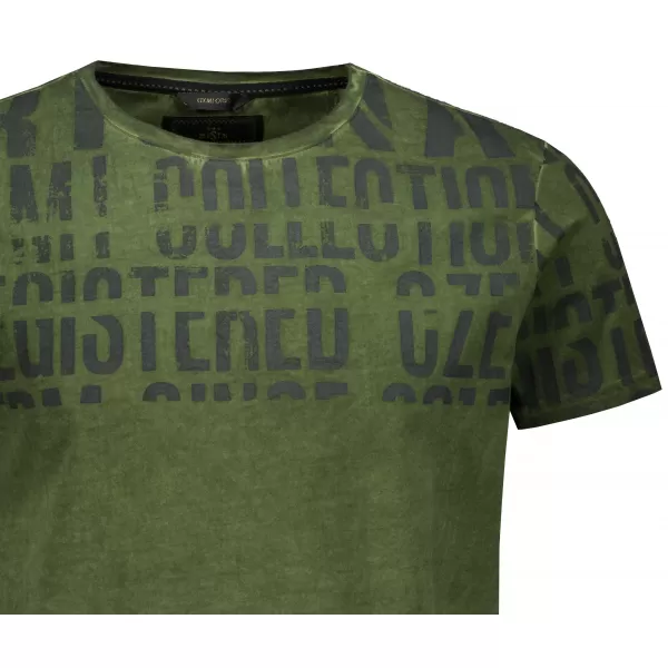  Pánske tričko KIXMI SENON MILITARY 