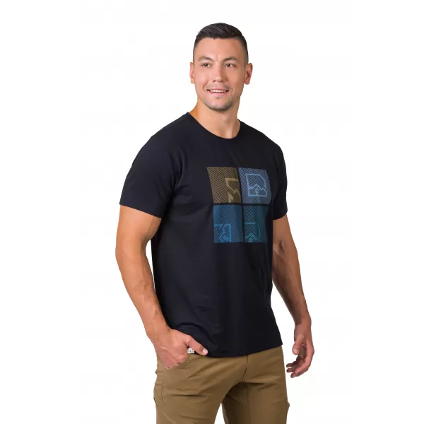  Pánske tričko HANNAH RAMONE ANTHRACITE/BLUE 