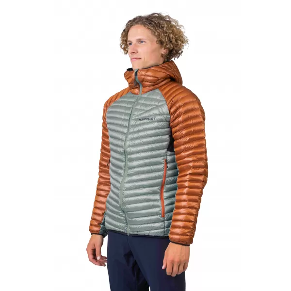  Pánska bunda HANNAH MIO HOODY RUST/LILY PAD 