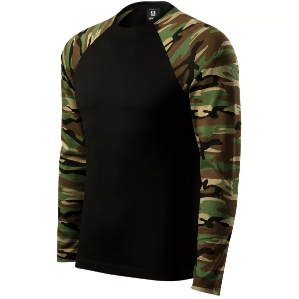  Pánske tričko s dlhým rukávom ALTISPORT NoPrint NP/ALM661 CAMOUFLAGE BROWN 