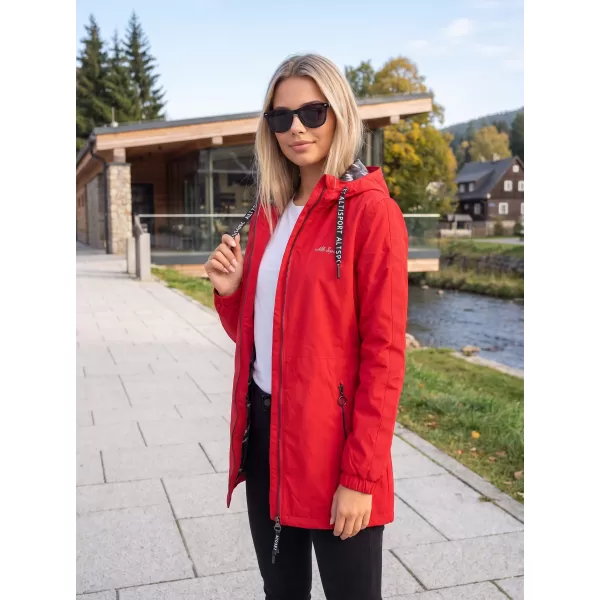  Dámska bunda ALTISPORT CHELSIE červená 