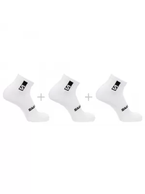 Ponožky SALOMON EVERYDAY ANKLE 3-PACK LC2086500 BIELA/BIELA/BIELA