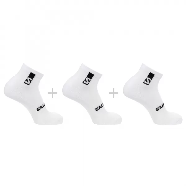  Ponožky SALOMON EVERYDAY ANKLE 3-PACK LC2086500 BIELA/BIELA/BIELA 