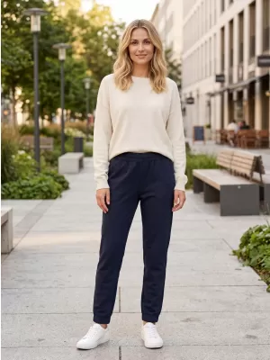 Dámske tepláky SAM 73 MAGDALENA WK 808 TMAVO modrá