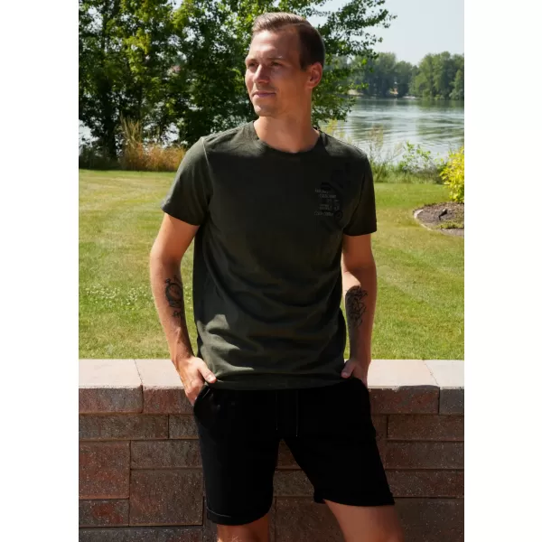  Pánske tričko ALTISPORT CLARK KHAKI 