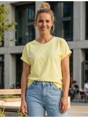 Dámske tričko SAM 73 CAROLINA WT 908 SVETLO žltá