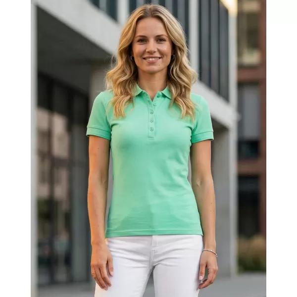  Dámske tričko s golierom ALTISPORT NoPrint NP/ALW012 MÁTOVÁ 
