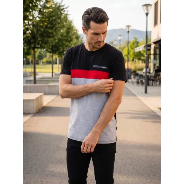  Pánske tričko SAM 73 ERNESTO MT 840 SVETLO šedá 