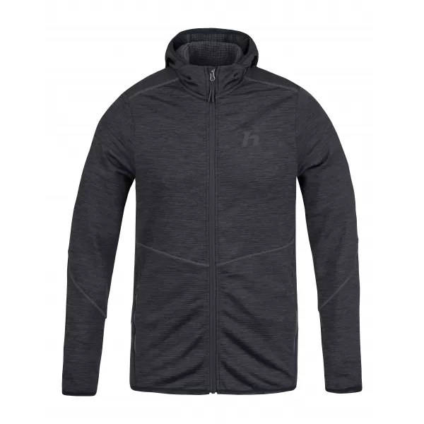  Pánska mikina HANNAH DAMAR HOODY ANTHRACITE MEL 